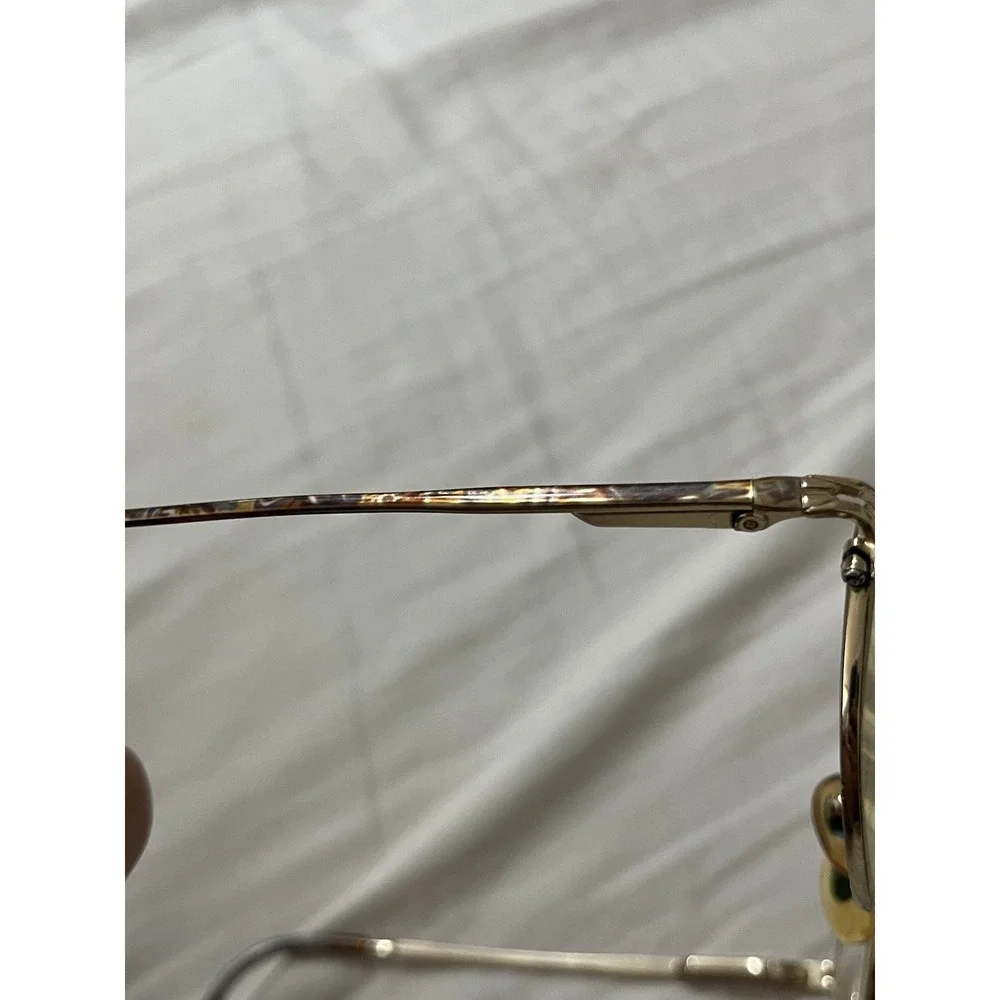 Luxottica Italian Metal Wire Rim Round Glasses Frames Only,G673 Lu2202,47-19-135